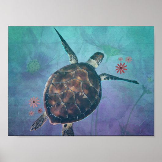 ウミガメの夢 ポスター (正面)