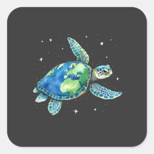 ウミガメの大地の日2025年海獣 スクエアシール