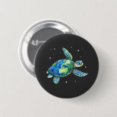 ウミガメの大地の日2025年海獣 缶バッジ (正面&裏面)