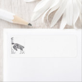 ウミガメの宛名ラベル ラベル (インサイチュ)