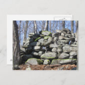 ウミガメの式石を見つける ポストカード (正面/裏面)