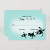 ウミガメの応答カード 出欠カード (正面/裏面)