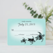 ウミガメの応答カード 出欠カード (スタンド正面)