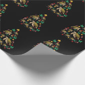 ウミガメの恋人クリスマスギフトウミガメのクリスマス ラッピングペーパー (角)