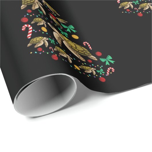 ウミガメの恋人クリスマスギフトウミガメのクリスマス ラッピングペーパー (ロールコーナー)