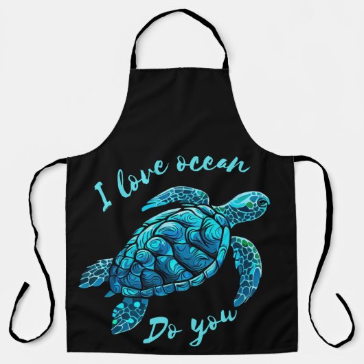 ウミガメの愛海 エプロン (正面)