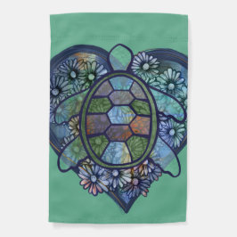 ウミガメの愛 ガーデンフラッグ