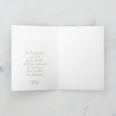 ウミガメの挨拶状 カード (内部)