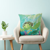 ウミガメの救出 クッション (椅子)