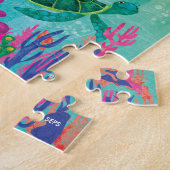 ウミガメの救出 ジグソーパズル (側面)