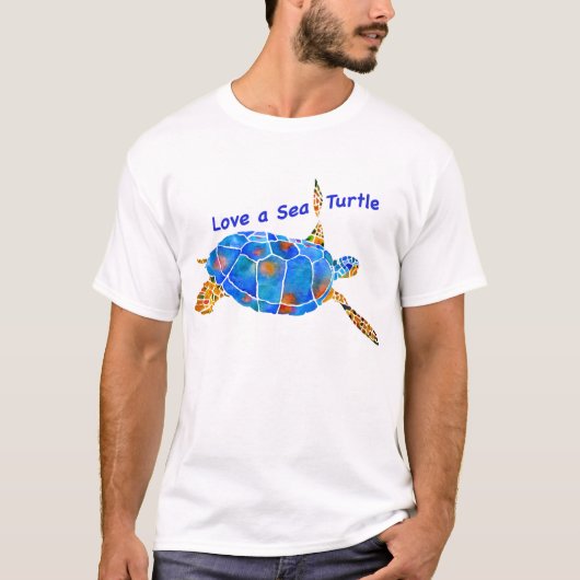ウミガメの救助のTシャツ Tシャツ (正面)
