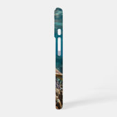 ウミガメの旅 iPhone 16ケース (左側面)