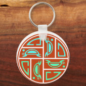 ウミガメの月の周期 キーホルダー (正面)