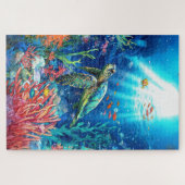 ウミガメの楽園 ジグソーパズル (横)