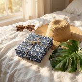 ウミガメの模様：装飾海アート ラッピングペーパー