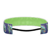 ウミガメの水中水色スタイル アスレチックヘッドバンド (裏面)