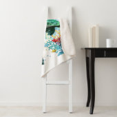 ウミガメの水中水色スタイル シェルパブランケット (インサイチュ)