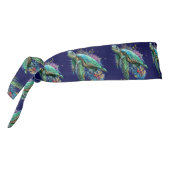 ウミガメの水中水色スタイル タイヘッドバンド (回転270)