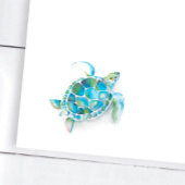 ウミガメの水彩文パーソナライズされた具 ノートパッド