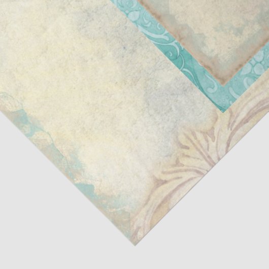 ウミガメの水色エフエマラのスクリプトのデコページ 薄葉紙 (詳細)