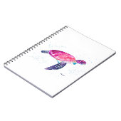 ウミガメの水色海ハワイアン熱帯 ノートブック (左側)