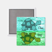 ウミガメの汚れ マグネット (正面/裏面)