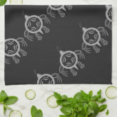 ウミガメの泡 キッチンタオル (折り畳み)