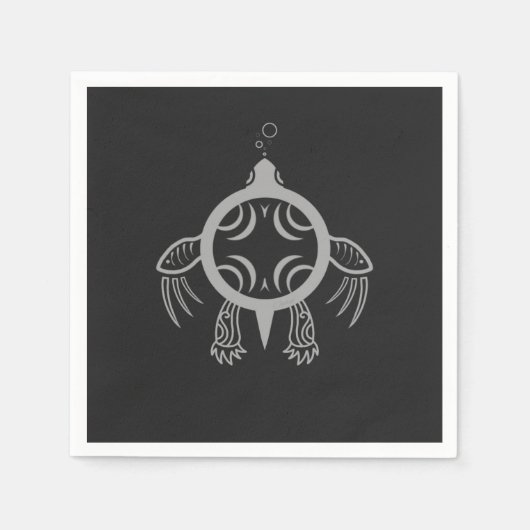 ウミガメの泡 スタンダードカクテルナプキン (正面)
