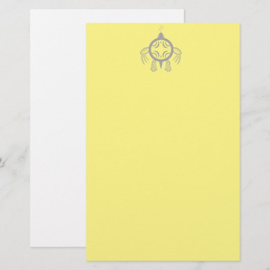 ウミガメの泡 便箋 (正面/裏面)