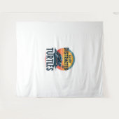 ウミガメの海のヴィンテージキに簡単に気を取られる タペストリー (正面(横))