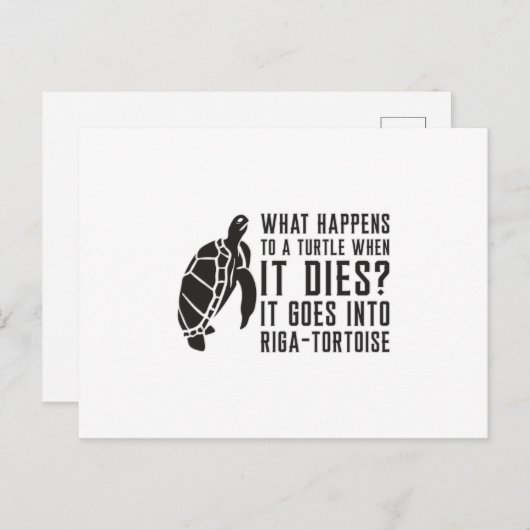 ウミガメの海の贈り物に起こること ポストカード (正面/裏面)