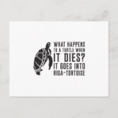 ウミガメの海の贈り物に起こること ポストカード (正面)
