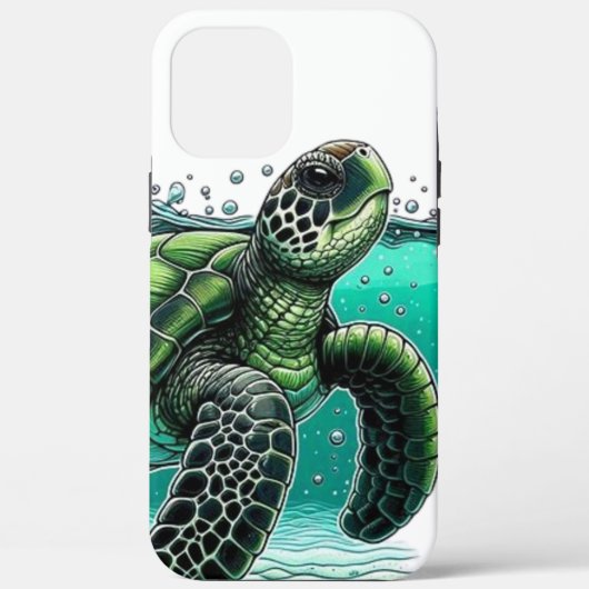 🌊 ウミガメの海洋探検家 🐢 Case-Mate iPhoneケース (裏面)