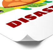 ウミガメの災難 ポスター (角)