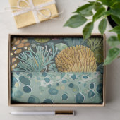 ウミガメの珊瑚礁デコパージュ 薄葉紙 (ギフト)