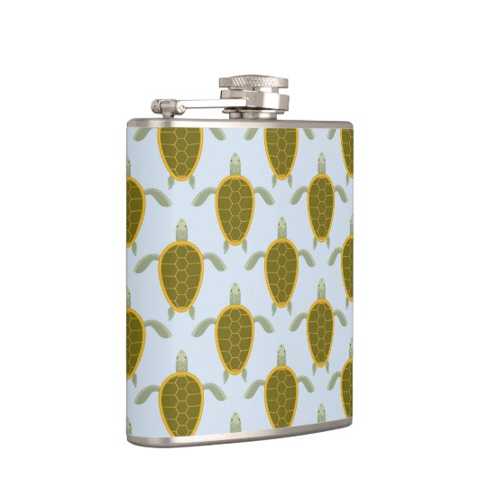 ウミガメの群れ フラスク (右)