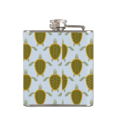 ウミガメの群れ フラスク (裏面)