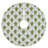 ウミガメの群れ ブラッシュドポリエステルツリースカート (正面)