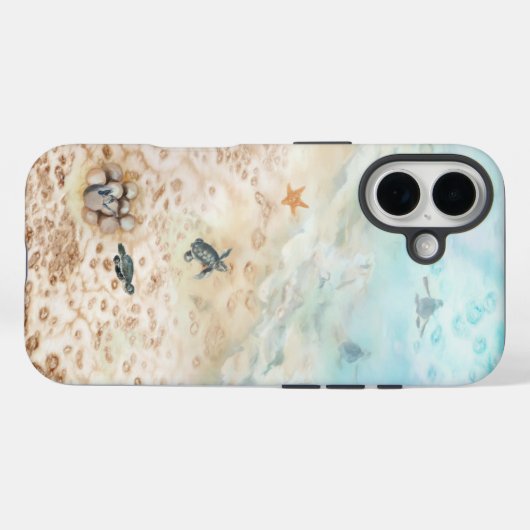 ウミガメの航海 Case-Mate iPhoneケース (裏面 (横))