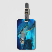 ウミガメの荷札 ラゲッジタグ (正面縦)