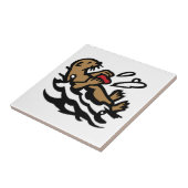 ウミガメの装飾瓦 タイル (側面)