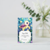 ウミガメの赤ちゃんシャワーで魅了される エンクロージャーカード (スタンド正面)