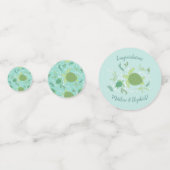 ウミガメの赤ちゃんシャワーの下 コンフェッティ (正面)