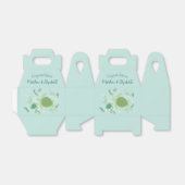 ウミガメの赤ちゃんシャワーの下 フェイバーボックス (折り畳みなし)