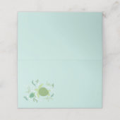 ウミガメの赤ちゃんシャワーの下 プレイスカード (外部開封)