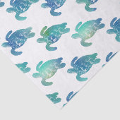 ウミガメの青い水のティッシュペーパー 薄葉紙 (詳細)