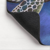 ウミガメの青のマウスパッド マウスパッド (コーナー)