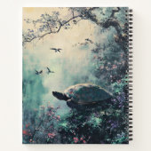 ウミガメの静かな花 ノートブック (裏面)