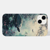 ウミガメの静かな花 Case-Mate iPhoneケース (裏面 (横))
