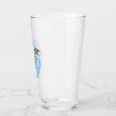 ウミガメのBFF -パーソナライズされた最高の友達のプレゼント タンブラーグラス (左)